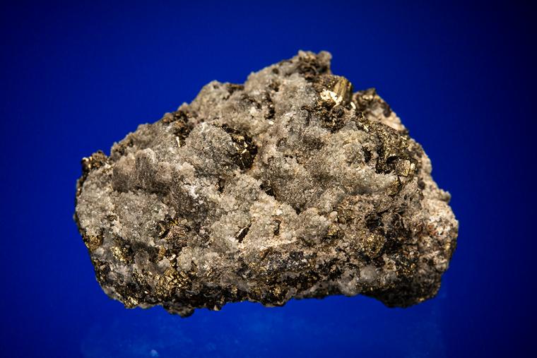 PYRITE with SPHALERITE, GOLD and HESSITE